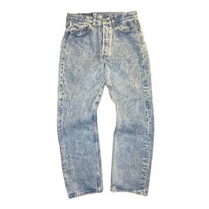 Vintage Levis 501 Jeans Mens 34x30 (31x29)Blue Denim USA Button Fly Cotton